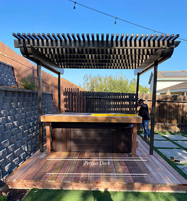 Cedar Decking in Van Nuys, CA