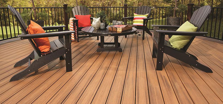 Black TREX Decking in Van Nuys, CA