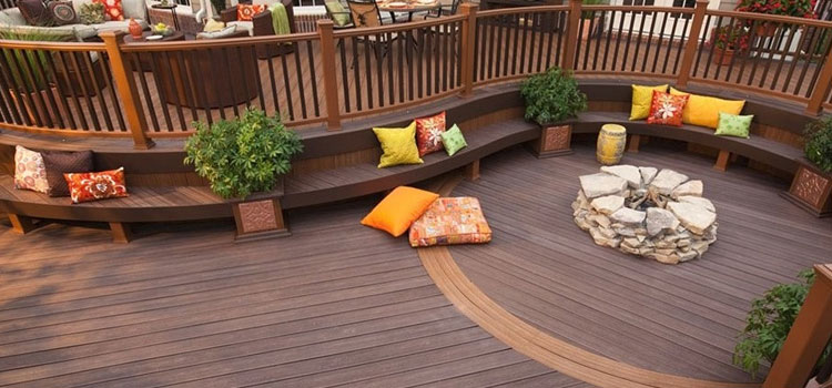 Gray TREX Decking in Van Nuys, CA