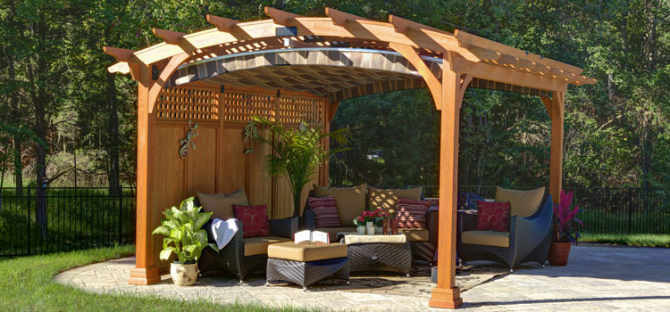 Modern Wood Pergola Installation in Van Nuys, CA